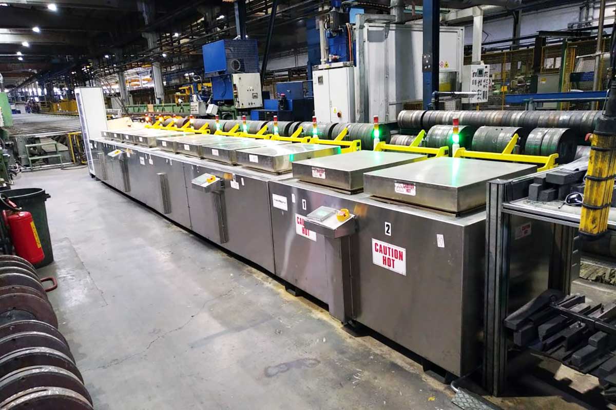 A row of Thermika infra-red die ovens.